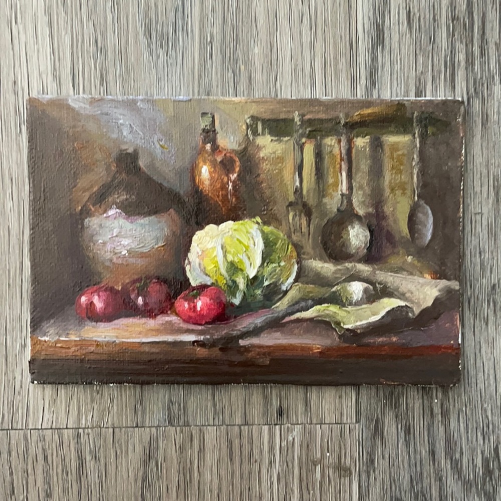 Oil painting-still life